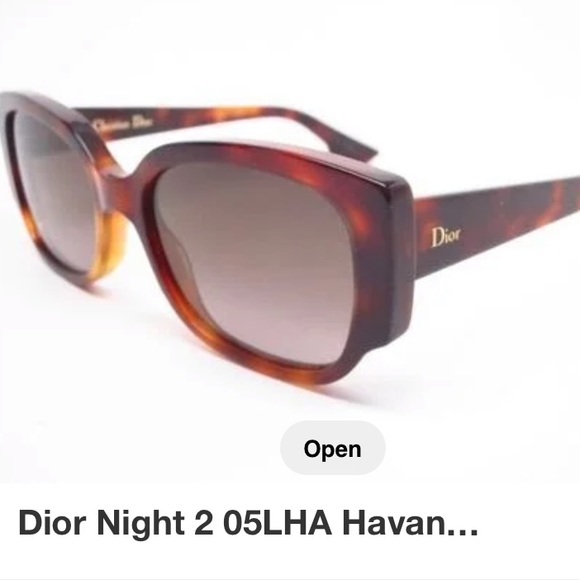 Dior Night 2 05LHA Havana Sunglasses - Picture 5 of 10